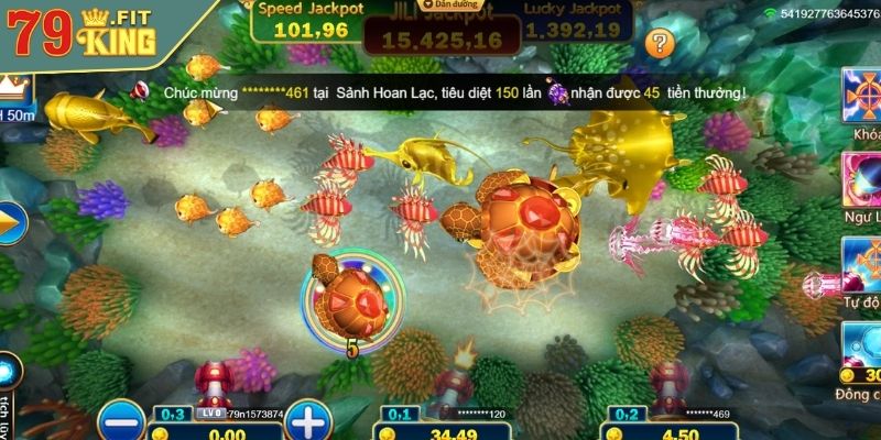 Bắt đầu quay số Jackpot đánh cá 79KING