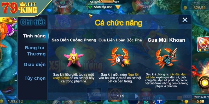 Bắn Cá Vui Vẻ 79KING Tựa Game Đổi Thưởng Mới Lạ Kịch Tính 3 Tích lũy năng lượng độc đáo